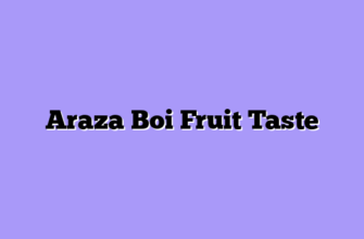 Araza Boi Fruit Taste