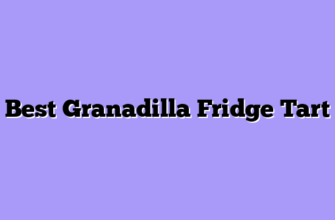 Best Granadilla Fridge Tart