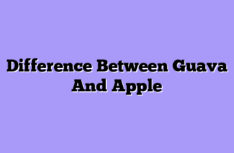 Difference Between Guava And Apple