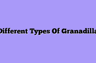 Different Types Of Granadilla