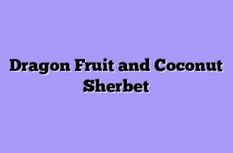 Dragon Fruit and Coconut Sherbet