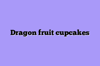 Dragon fruit cupcakes