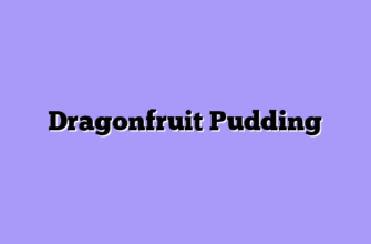 Dragonfruit Pudding