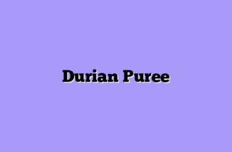Durian Puree