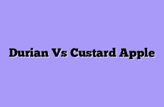 Durian Vs Custard Apple