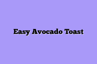 Easy Avocado Toast