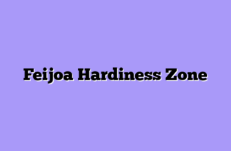 Feijoa Hardiness Zone