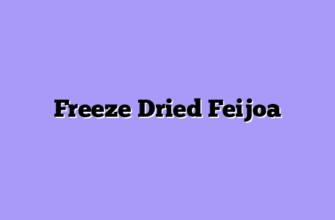 Freeze Dried Feijoa