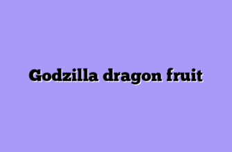 Godzilla dragon fruit