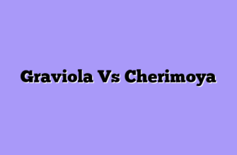 Graviola Vs Cherimoya