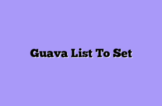 Guava List To Set