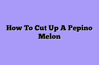 How To Cut Up A Pepino Melon