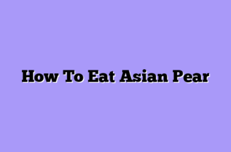 How To Eat Asian Pear