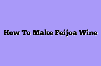 How To Make Feijoa Wine
