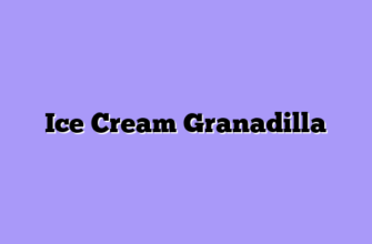 Ice Cream Granadilla