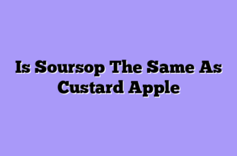 Is Soursop The Same As Custard Apple