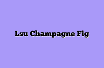 Lsu Champagne Fig