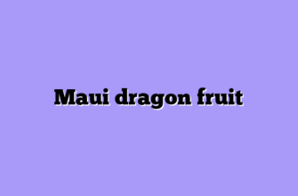 Maui dragon fruit