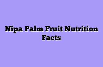 Nipa Palm Fruit Nutrition Facts