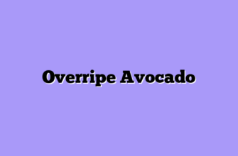 Overripe Avocado