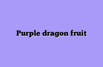 Purple dragon fruit