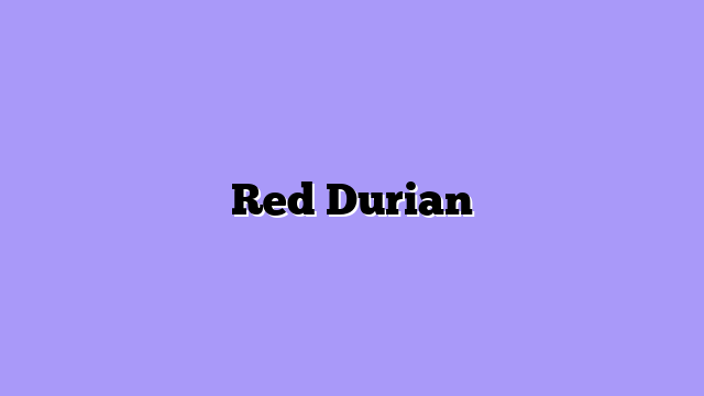 Red Durian