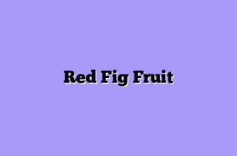 Red Fig Fruit