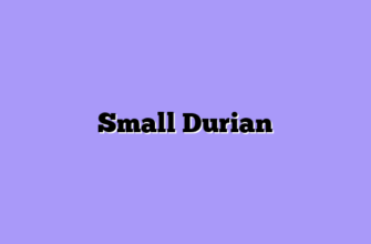 Small Durian