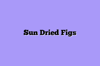 Sun Dried Figs