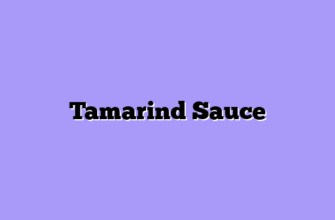 Tamarind Sauce