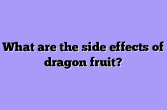 What are the side effects of dragon fruit?