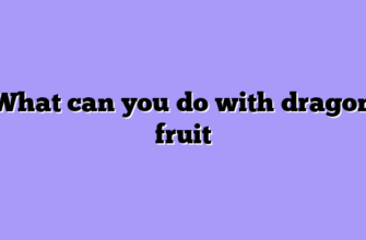 What can you do with dragon fruit