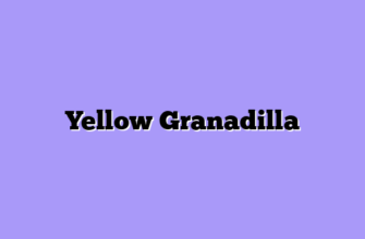 Yellow Granadilla