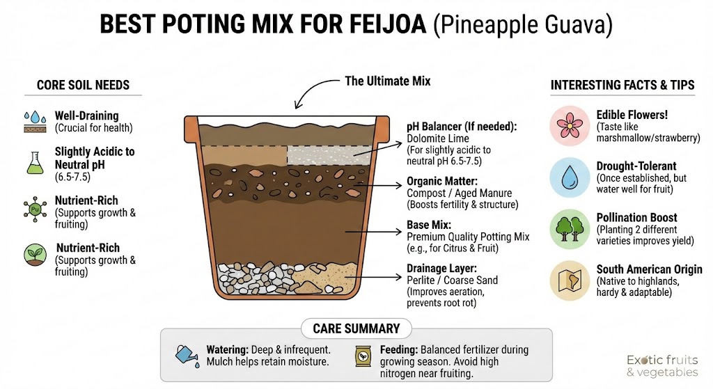 Best potting mix for feijoa
